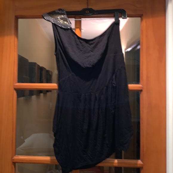 GUESS ONE SHOULDER DRESS SIZE L - Picture 3 of 5